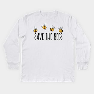 Save the Bees! III Kids Long Sleeve T-Shirt